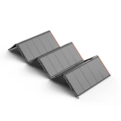 Front. Jackery - SolarSaga 500X Foldable High Power Output 500w Solar Panel - Black.