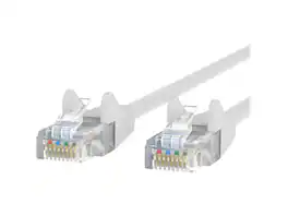 Belkin - A3L980-06INWHTS 6 in. Cat 6 White UTP Snagless RJ45 Patch Cable