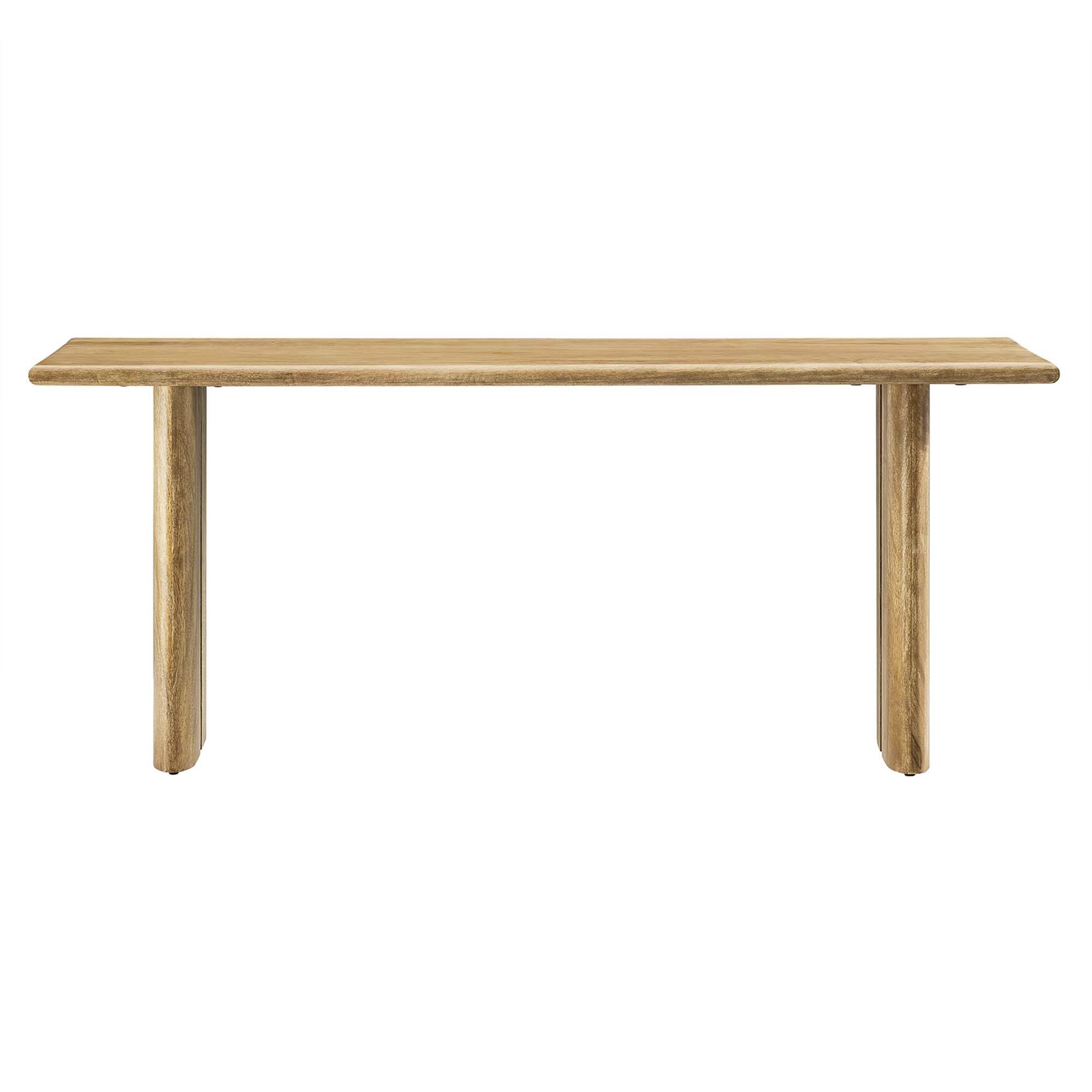 Alt View 1. Modway - Amistad 46" Wood Bench by Modway - Brown.