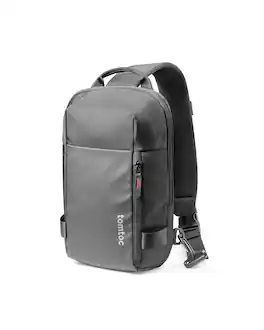 tomtoc - Navigator-T24 One Shoulder Backpack Crossbody EDC Daypack Sling Bag Chest Shoulder Bag, Water-resistant XS - Black