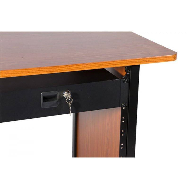 Alt View 8. On Stage Stands - OnStage RDLS2000 2U Locking Rack Drawer, Shallow (RDLS 2000) - Black.