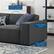 - Durable Polyester Fabric Upholstery
- French Piping Details
- Non-Marking Foot Caps