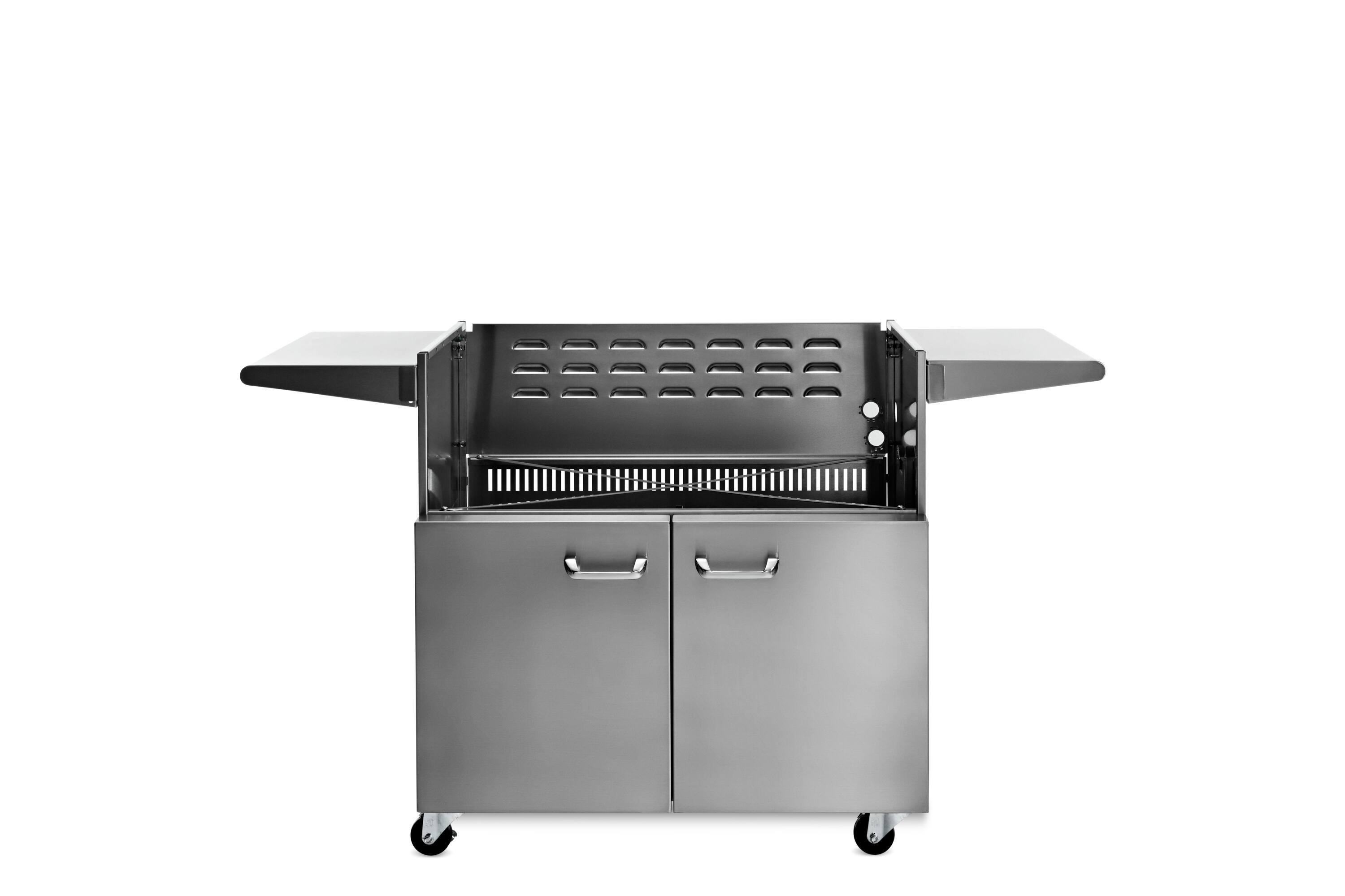 Storage Cart for Lynx 36" wide Grills - Stainless Steel - Front_Zoom