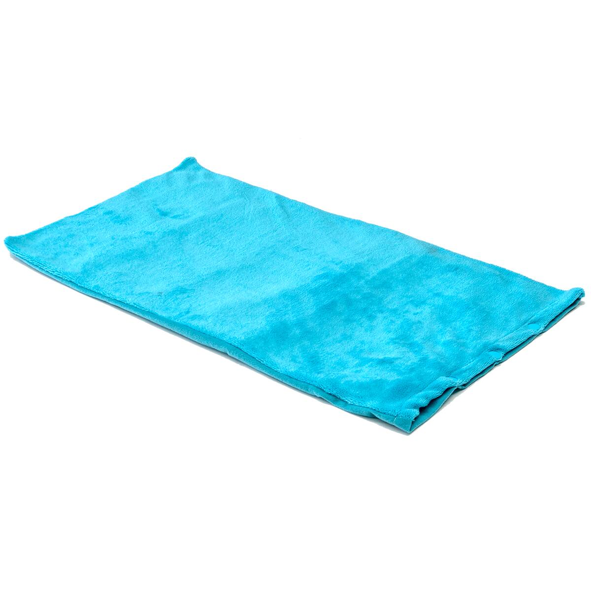 Left. MOVSSOU - 12" x 24" Heating Pad with Cover Plug-in for Back Neck and Shoulder Pain Relief Machine Washable - blue.