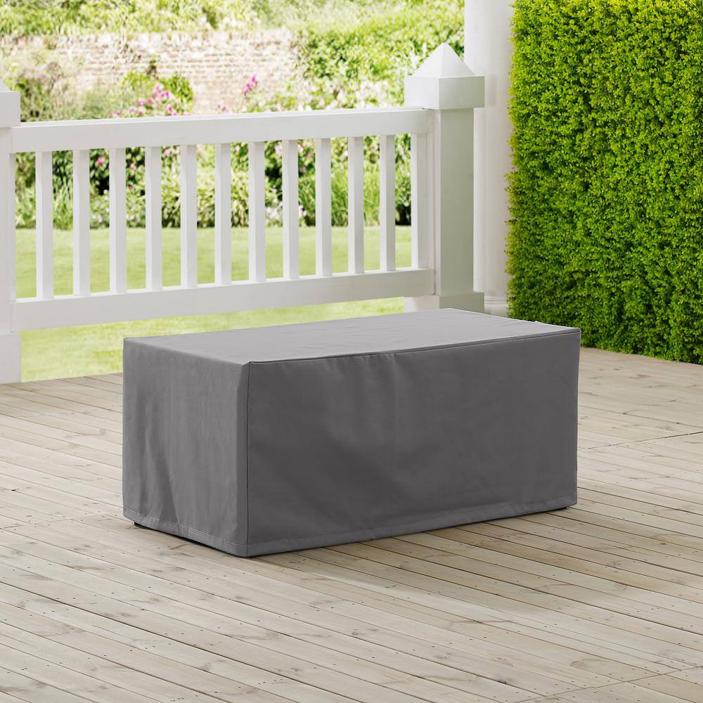 Alt View 2. Crosley Furniture - Outdoor Coffee Table Furniture Cover - Gray.