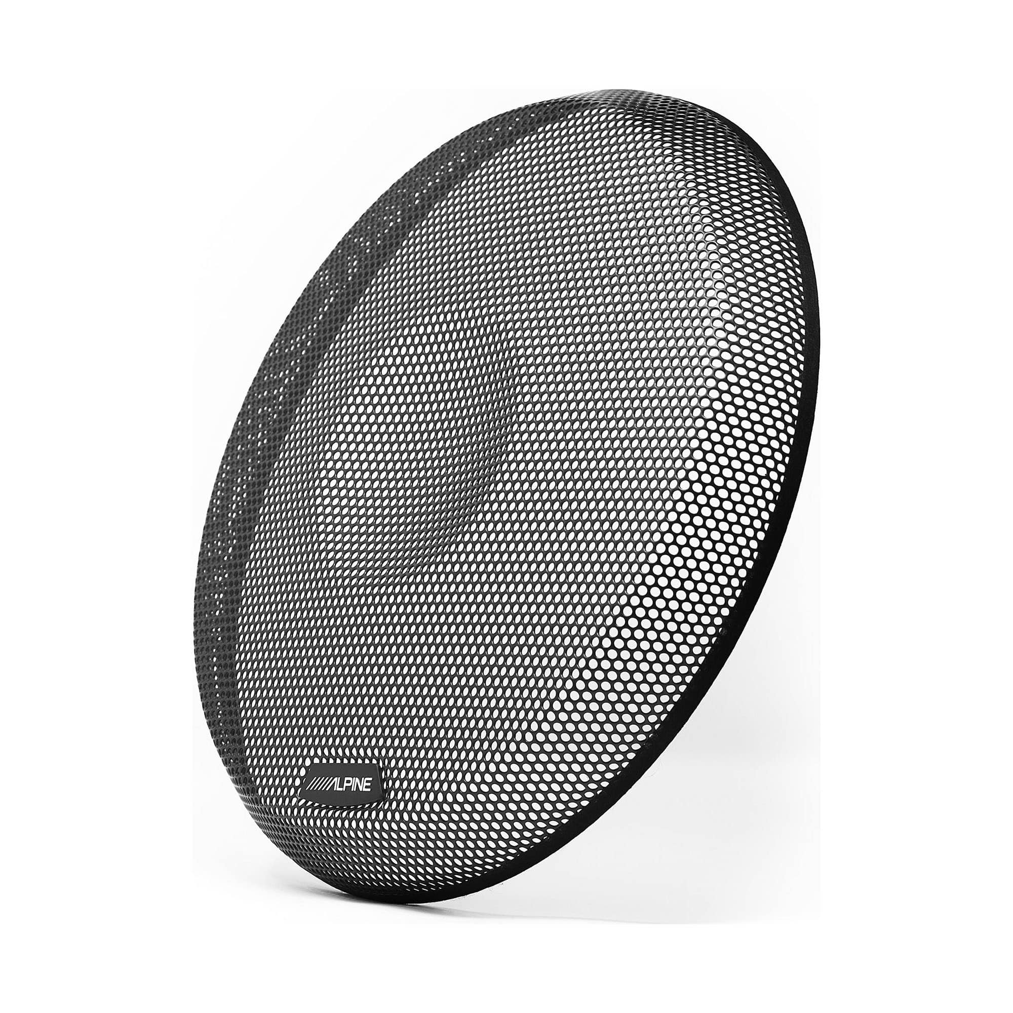 Alpine - KTE-RS12G Grille for 12" RS-W12D4 and RS-W12D2 Subwoofers - Black/Gray