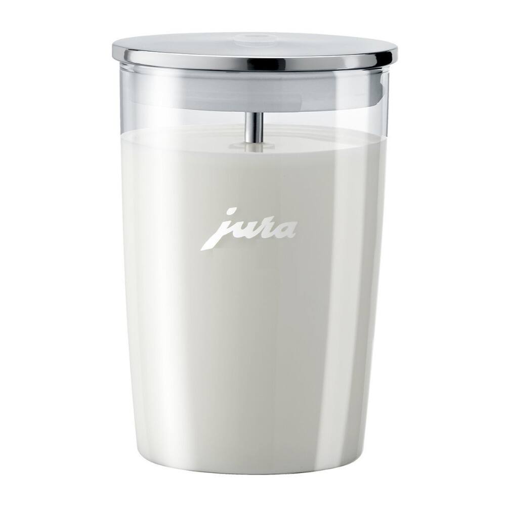 Angle. JURA - Jura Glass Milk Container (2-Pack).