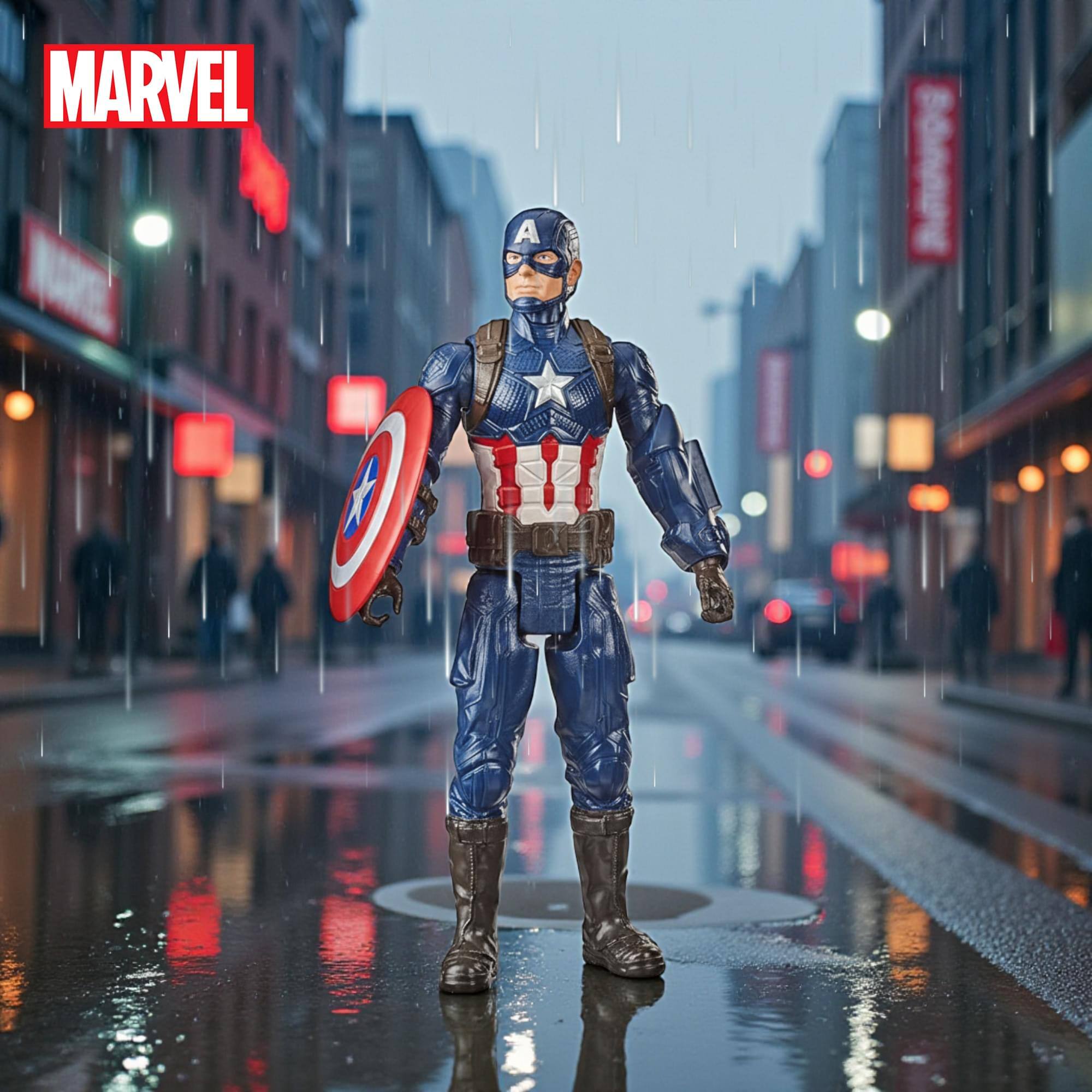 Hasbro Marvel Avengers Titan Hero Captain America Action Figure