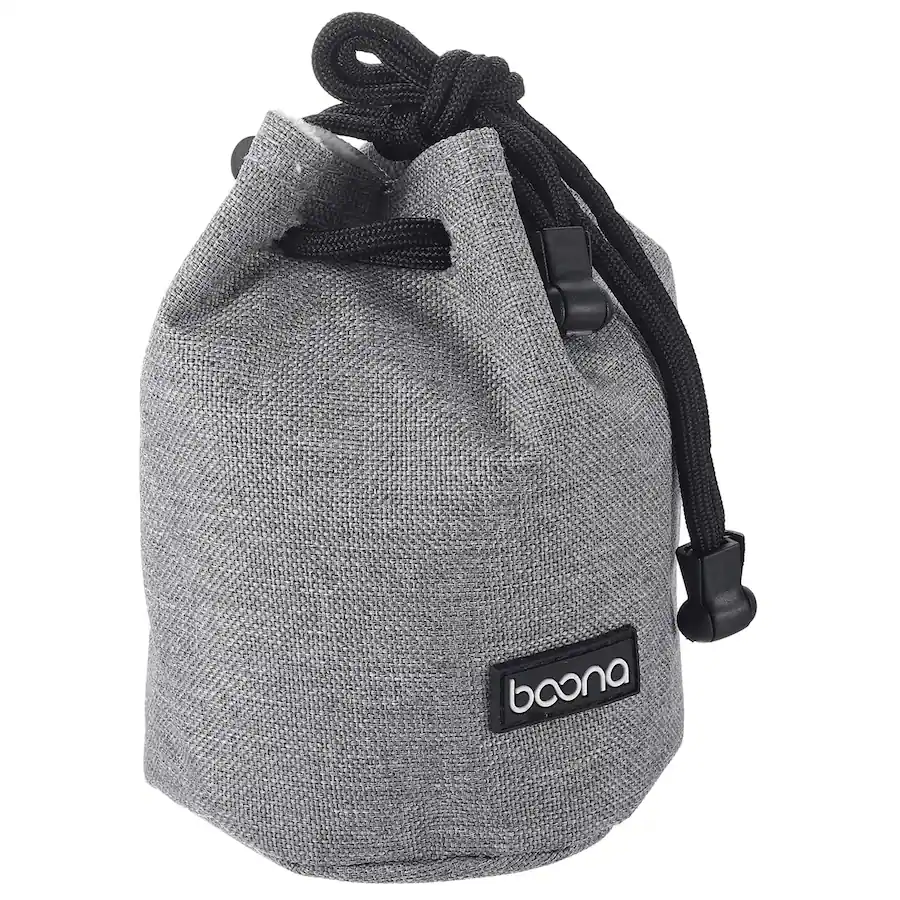 Drawstring Lens Case Unique Bargains Soft Drawstring Lens Case, with Cotton Pad 3.5