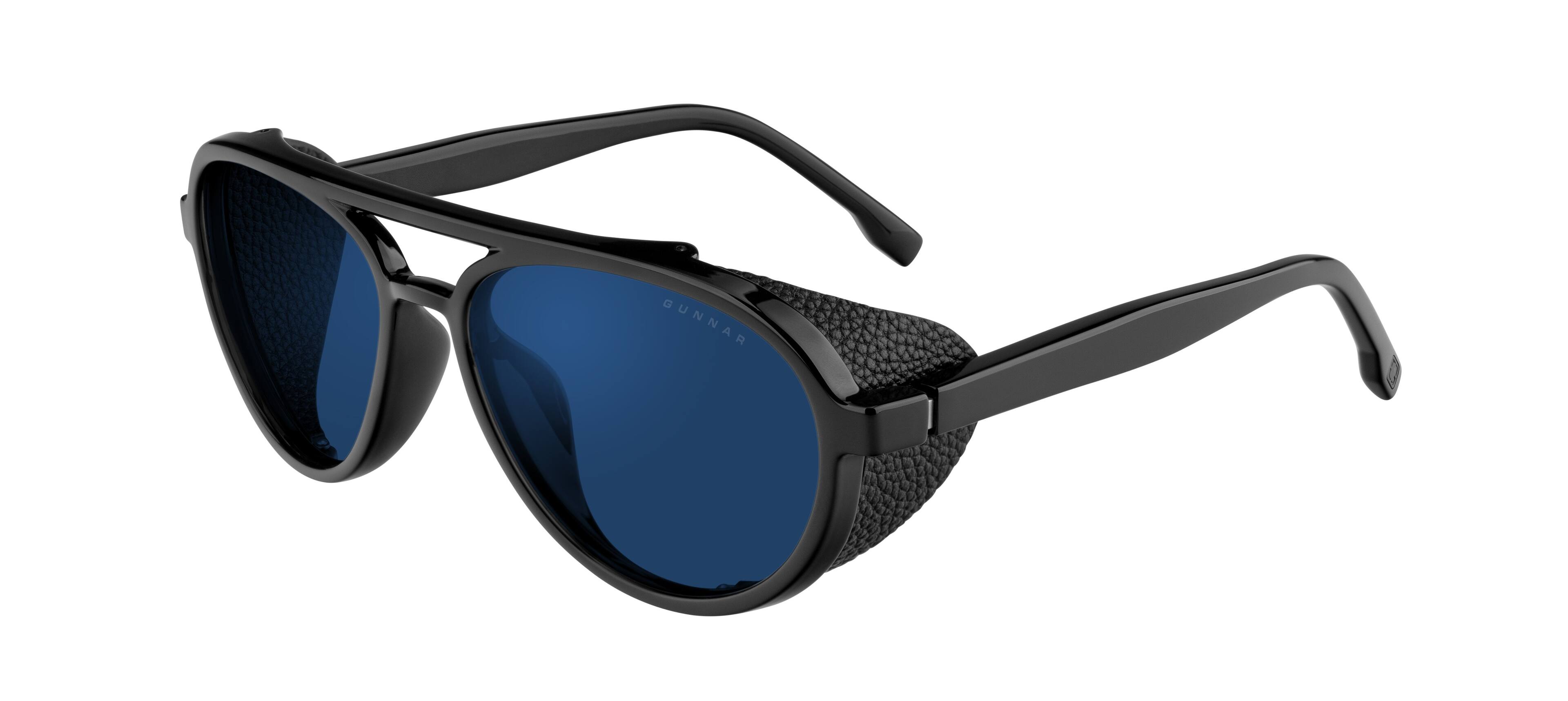 Left. GUNNAR - Tallac Computer Glasses with Blue Light Reduction, Sun Lenses - Onyx.