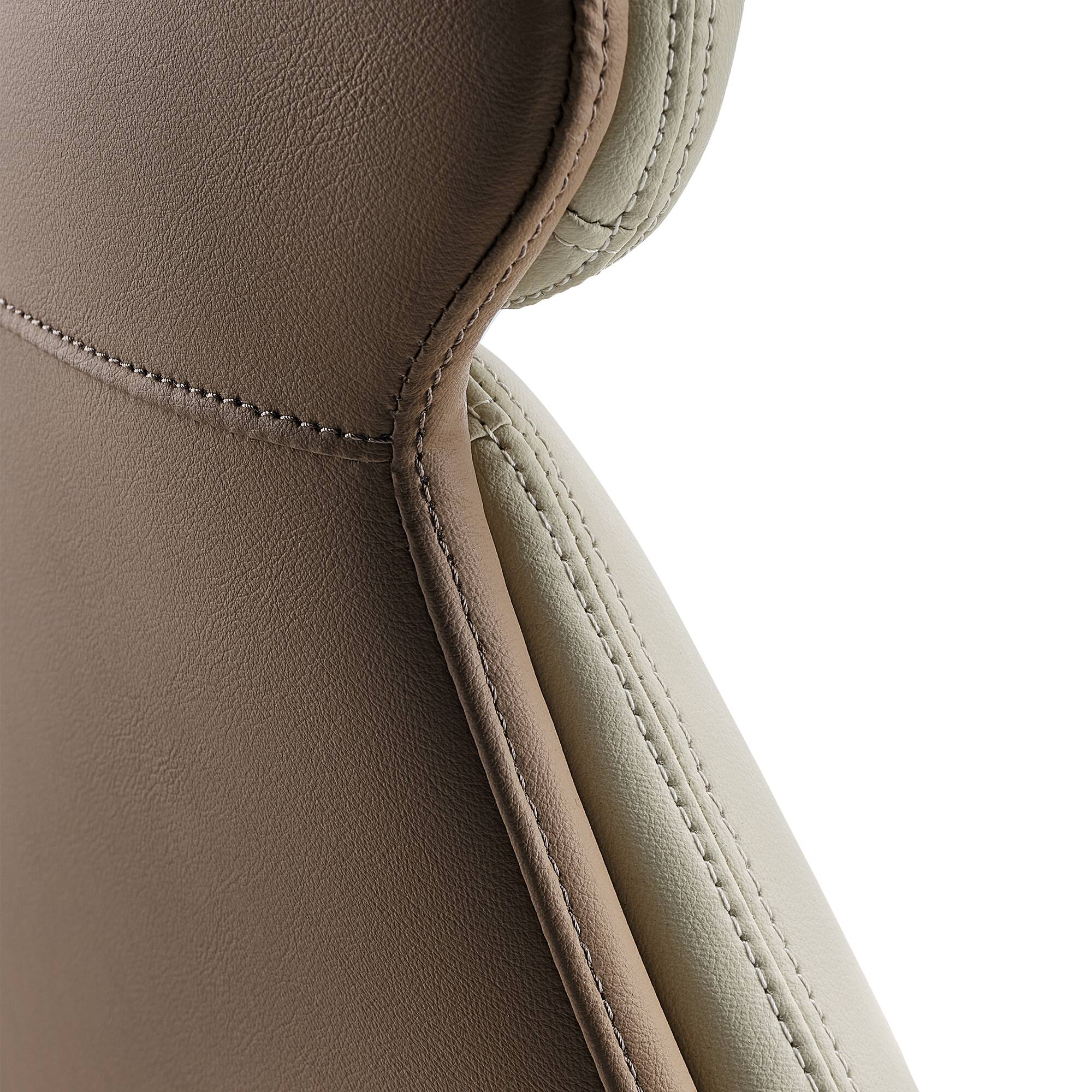 Alt View 3. Eureka Ergonomic - Executive Office Chair, Premium PU Leather, Ergonomic Armrests, Height Adjustable Swivel Base - Grey.