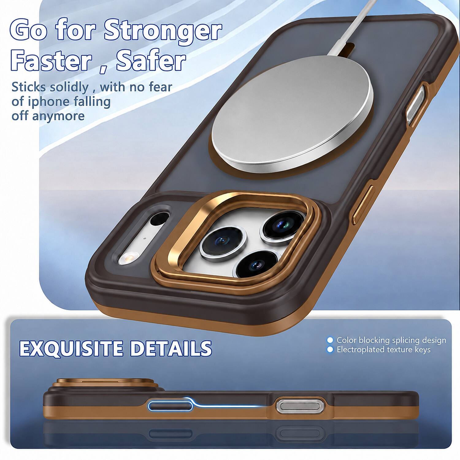 UUCOVER Magnetic Case for Apple iPhone 18 Pro,Shockproof TPU+PC Case ...