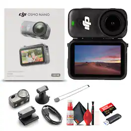 DJI - Osmo Nano Standard Combo 128GB Bundle + More