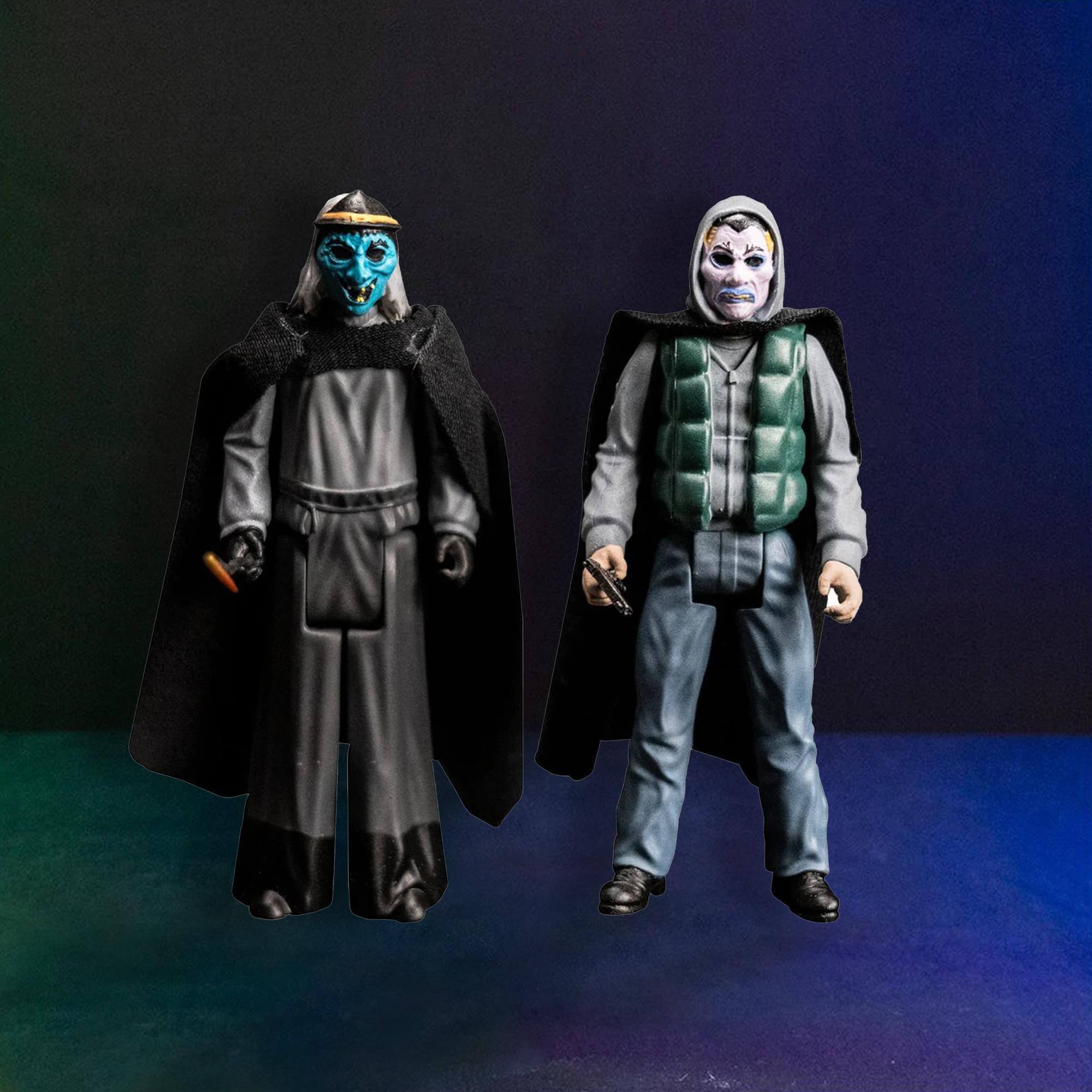 Alt View 1. Trick or Treat Studios - Haunt 3.75 Inch Action Figure 2-Pack | Vampire & Witch - Black.