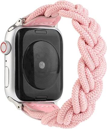 Front. Worryfree Gadgets - Worryfree Gadgets Braided Nylon Band - Pink.