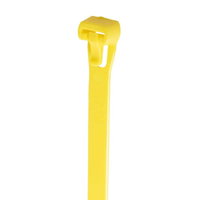 Grizzly Supply - 12" 50lb Releasable Cable Tie 25/bag - Yellow