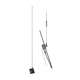 Tram - 1191 50-Watt Pretuned Dual-Band 144 MHz to 148 MHz VHF/440 MHz to 450 MHz UHF Amateur Radio Antenna Kit - Black