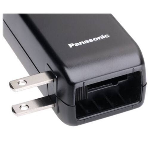 Left. Panasonic - Panasonic ER389K Rechargeable Beard & Mustache Trimmer for Men, Precision Grooming with Adjustable Settings.