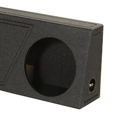 Front. QPower - QPower QBomb Single 12" Vented Subwoofer Box with Black Bedliner Spray (2 Pack).