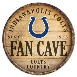 WinCraft - Indianapolis Colts 14'' Circular Wood Sign - Multicolor