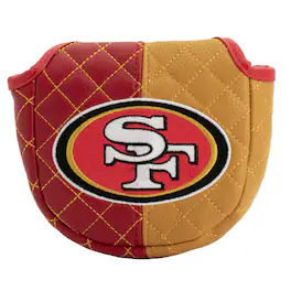 Team Golf - San Francisco 49ers Quilted Mallet Putter Cover - Multicolor