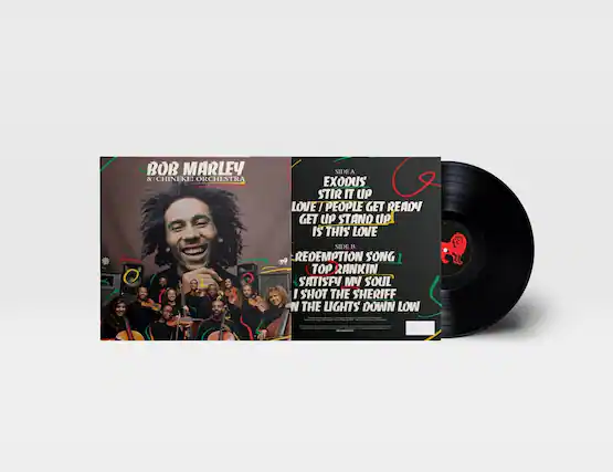BOB MARLEY & CHINEKE! ORCHESTRA
SIDE A
EXODUS
STIR IT UP
LOVE / PEOPLE GET READY
GET UP STAND UP
IS THIS LOVE
SIDE B
REDEMPTION SONG
TOP RANKIN
SATISFY MY SOUL
I SHOT THE SHERIFF
IN THE LIGHTS DOWN LOW