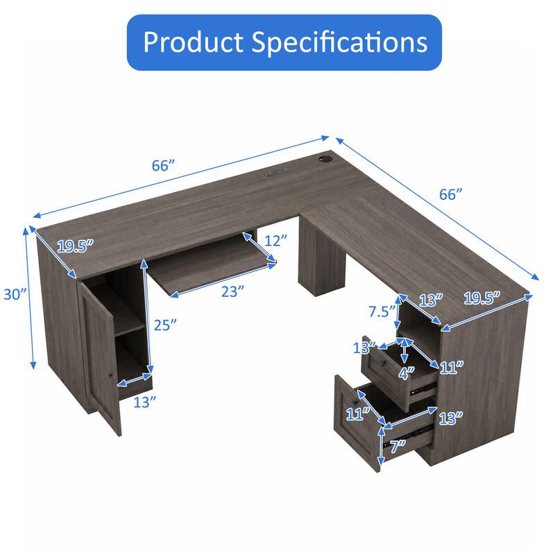 Product Specifications

- Length: 66"
- Width: 19.5"
- Depth: 12"
- Height: 30"
- Cabinet Depth: 25"
- Cabinet Width: 23"
- Drawer Height: 13"
- Drawer Width: 7.5"
- Drawer Depth: 13"
- Drawer Height: 4"
- Drawer Width: 11"
- Drawer Depth: 13"
- Drawer Height: 7"