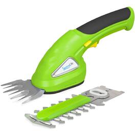 SereneLife - Cordless Handheld Grass Cutter Shears – Portable Electric Hedge Trimmer with Rechargeable Battery