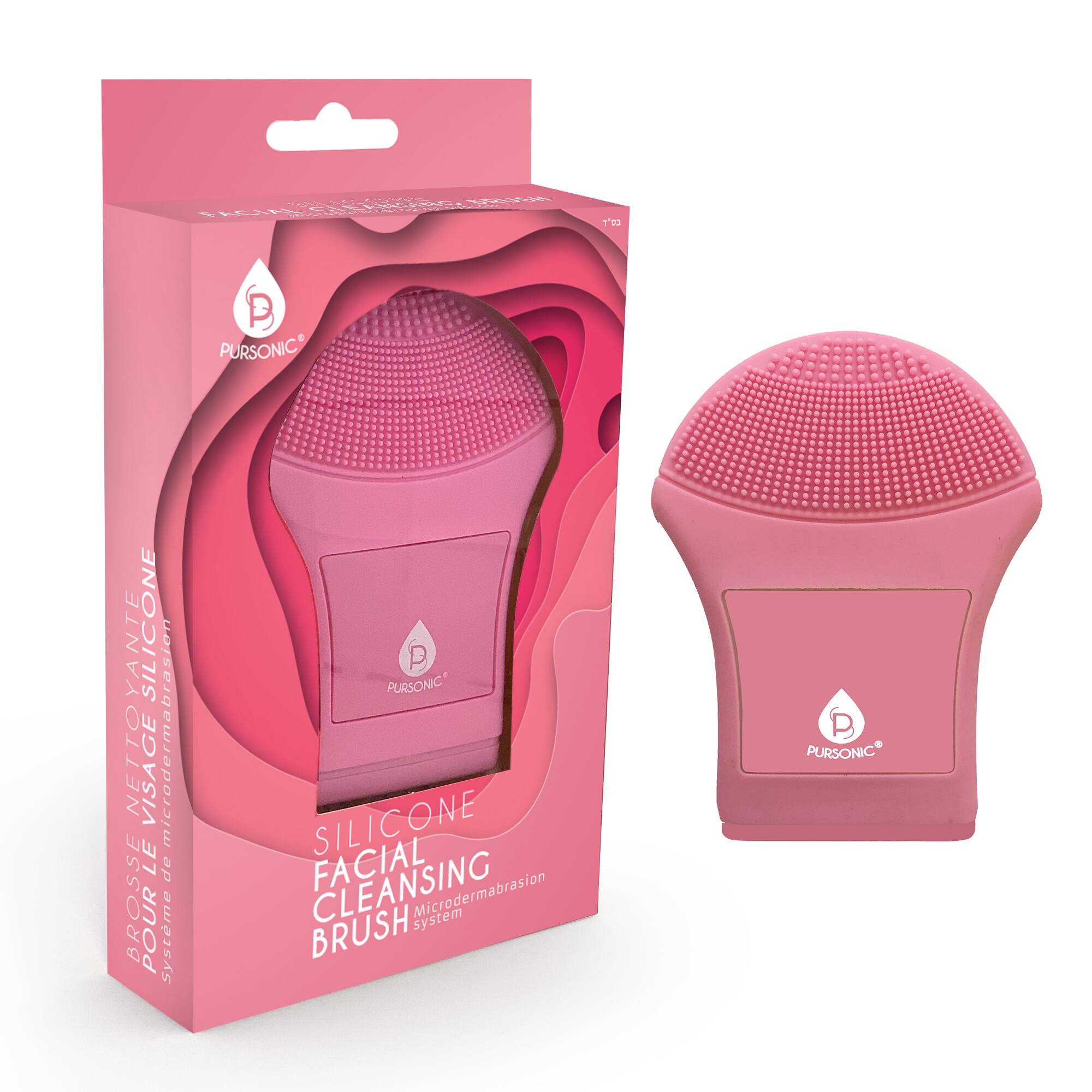 N H CT P PURSONIC NE YANTE SILICO brasien NETTO VISAGE microderma LE de BROSSE POUR Systeme P PURSONIC" SILICONE CLEANSING FACIAL Microdermabrasion system BRUSH P PURSONIC