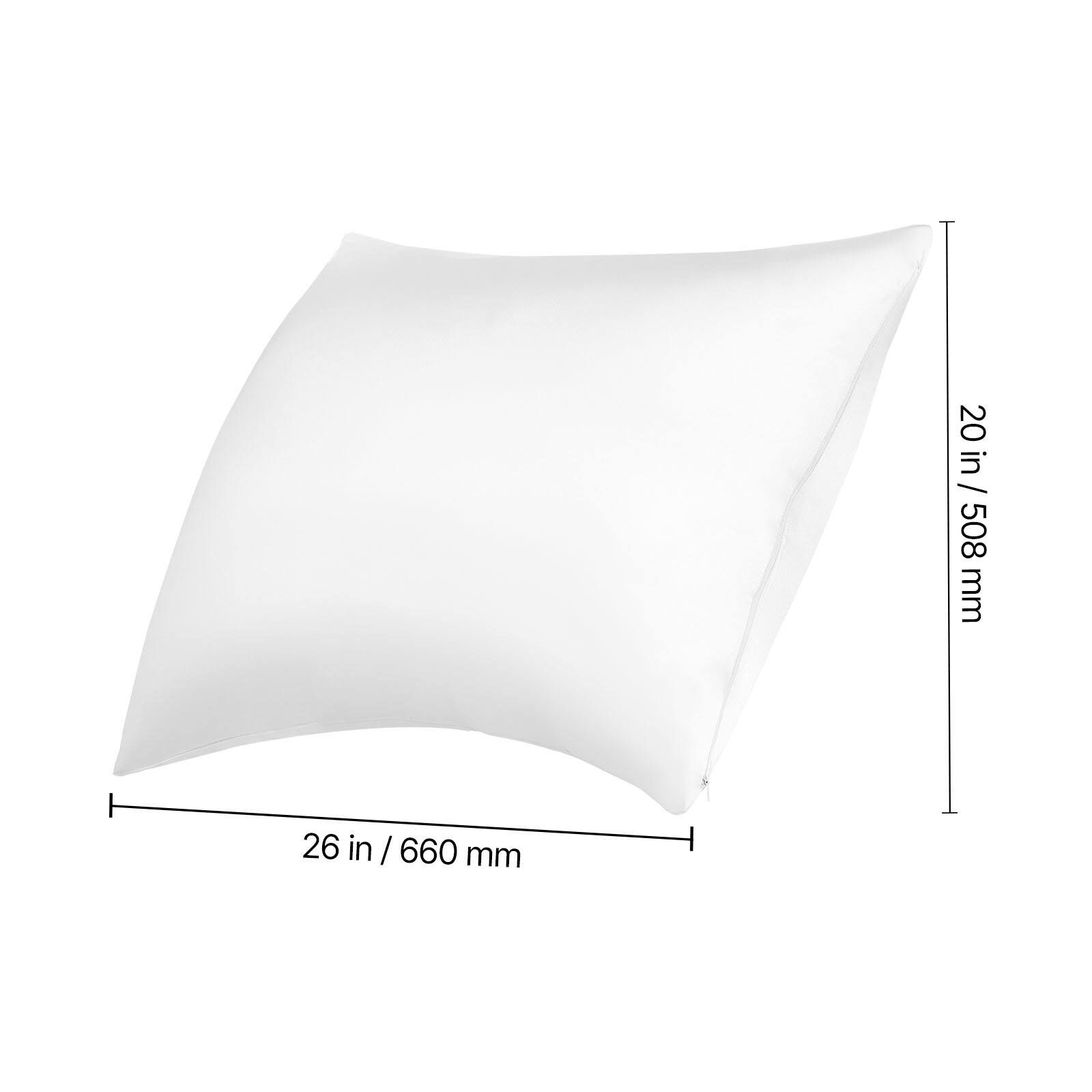 20 in / 508 mm  
26 in / 660 mm