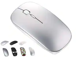 HM 1810 - Mouse For Macbook Air Pro Laptop Computer Ipad Pad Pc Optical Rechargeable Mini Slim Silent Widely Desktop - Wired - Default