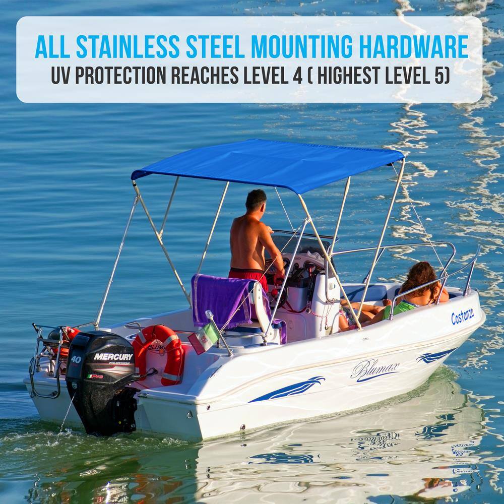 ALL STAINLESS STEEL MOUNTING HARDWARE  
UV PROTECTION REACHES LEVEL 4 (HIGHEST LEVEL 5)  

Costonzo  
40 MERCURY L Blumar