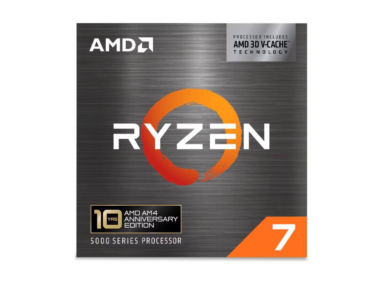 PROCESSOR INCLUDES AMD 3D V-CACHE TECHNOLOGY RYZEN AMD AM4 10 YRS ANNIVERSARY EDITION 5000 SERIES PROCESSOR 7