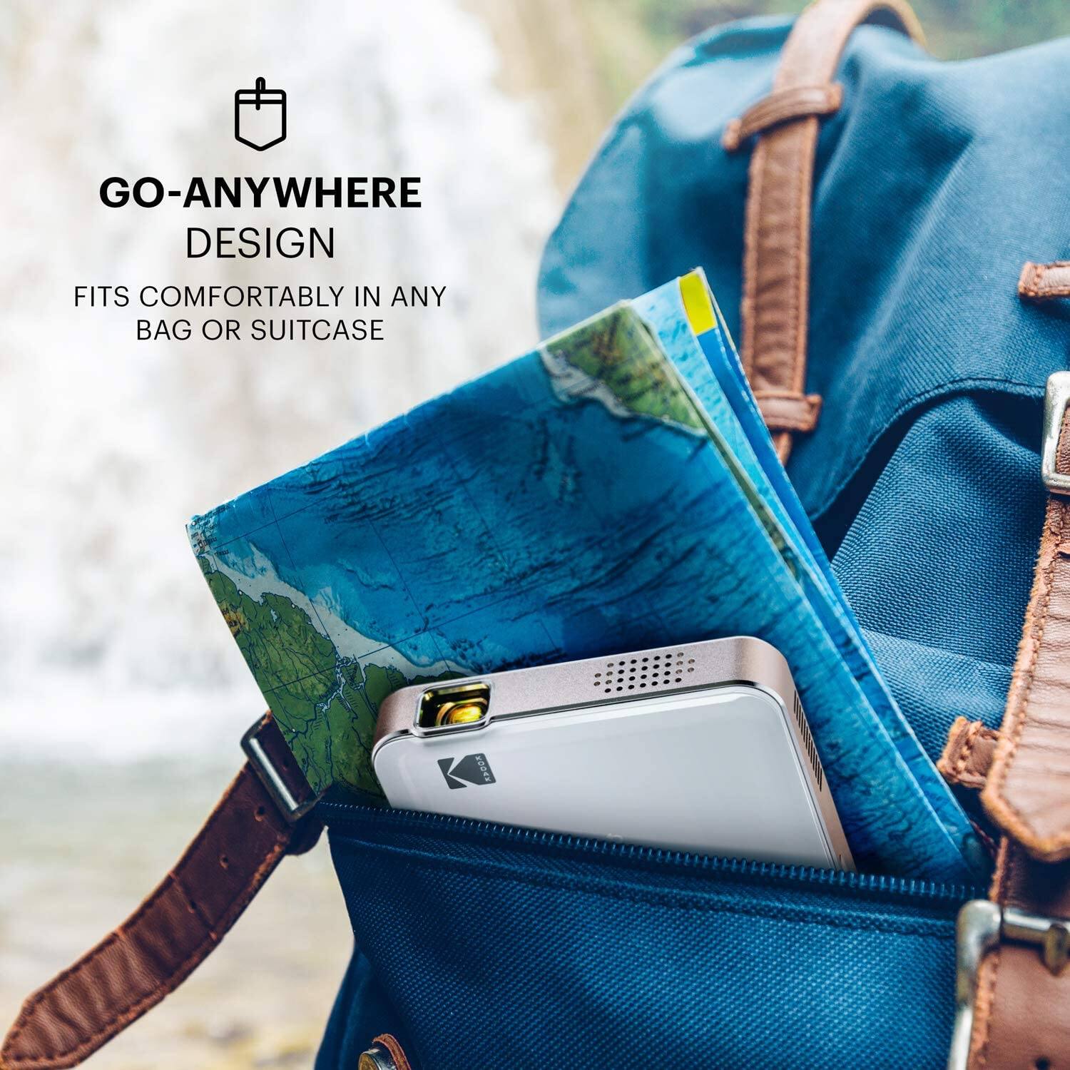 GO-ANYWHERE DESIGN FITS COMFORTABLY IN ANY BAG OR SUITCASE.