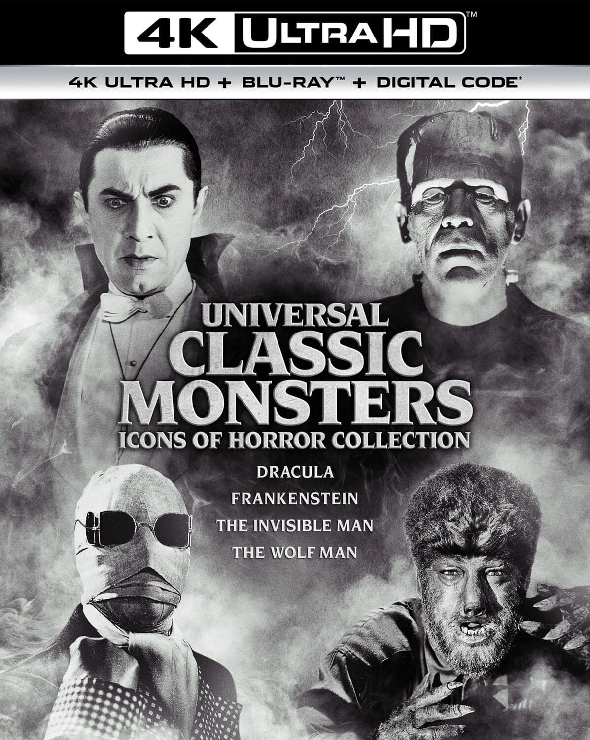 Universal Classic Monsters: Icons of Horror Collection  - 4K Blu-Ray
