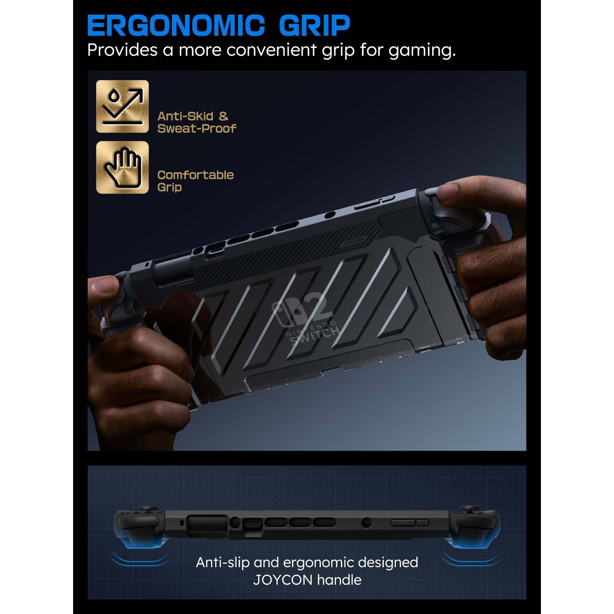 ERGONOMIC GRIP Provides a more convenient grip for gaming. Anti-Skid & Sweat-Proof Comfortable Grip 1.2 ENCO NIV SWITCH Anti-slip and ergonomic designed JOYCON handle