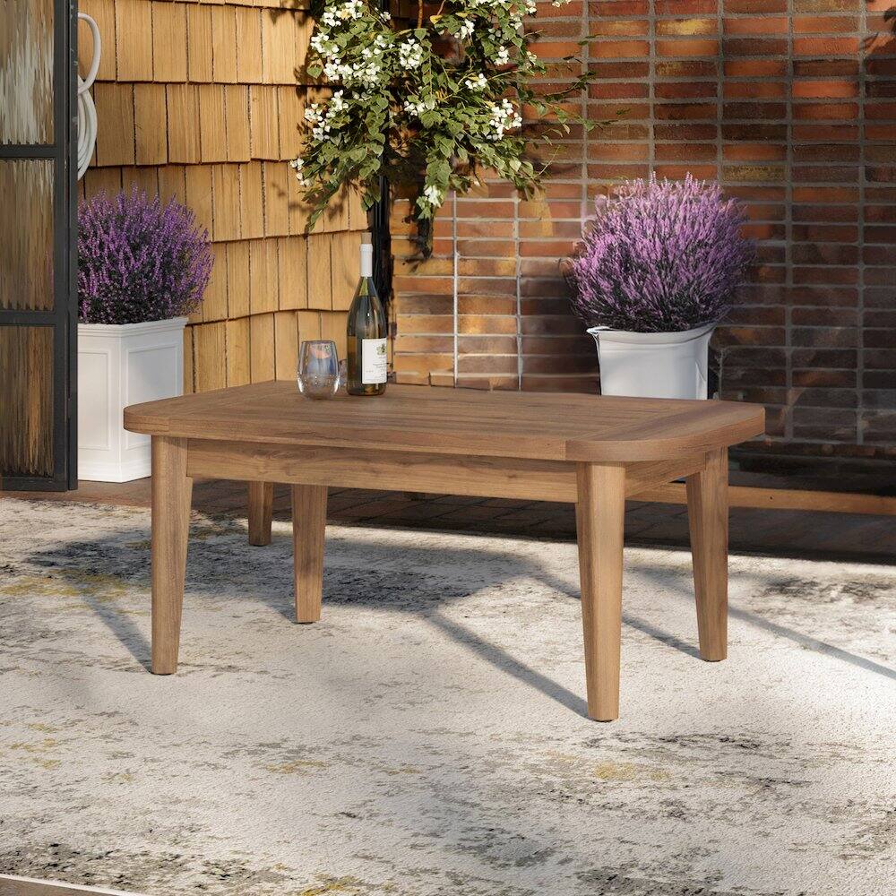Alt View 5. New Classic Furniture - Bali Coffee Table, Natural Color - Brown.