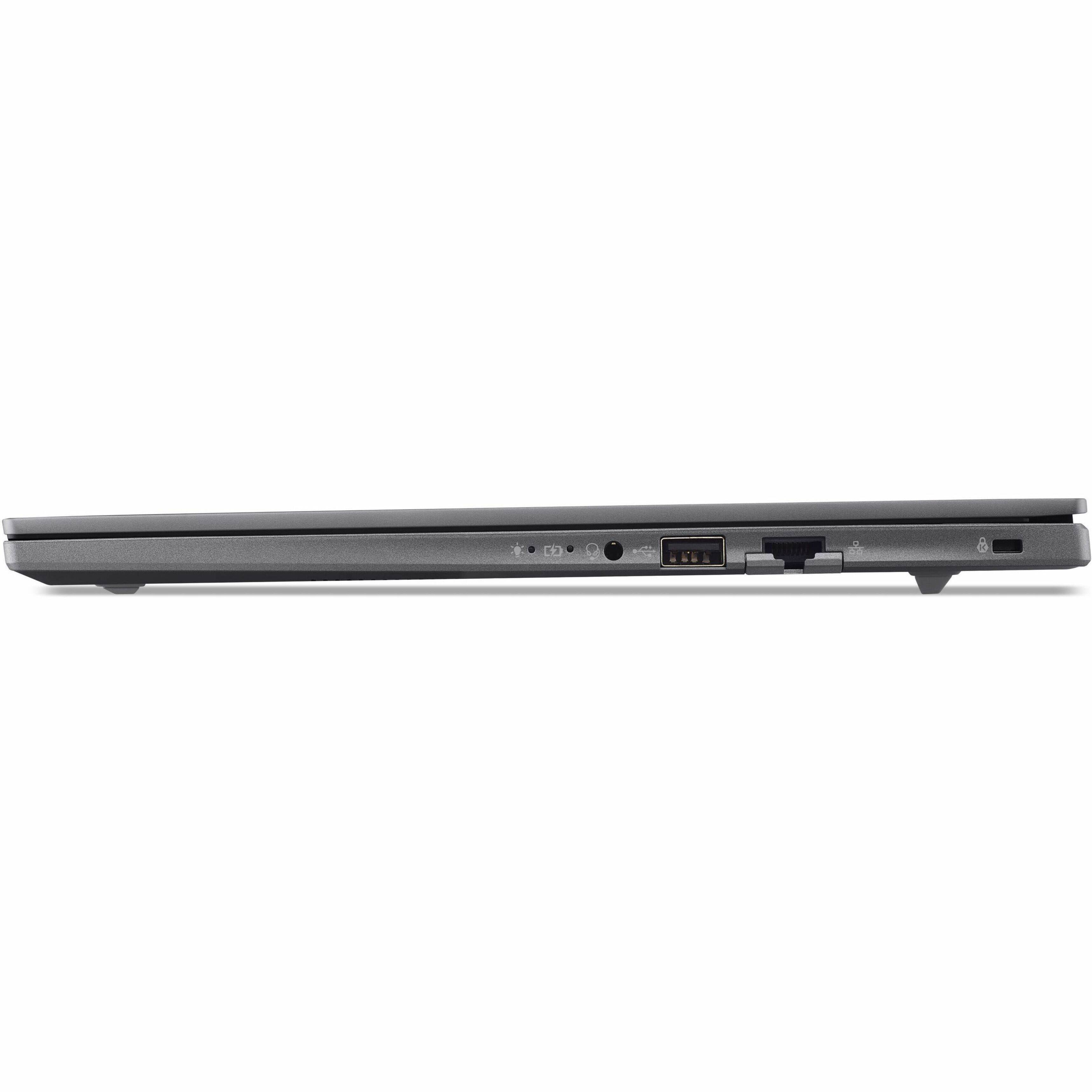 Left. Acer - TravelMate X4 14 AI TMX414-51 14" TFT LCD 1920 x 1200 (WUXGA) Laptop - Intel Core Ultra 5 with 16GB Memory - Iron, Other.