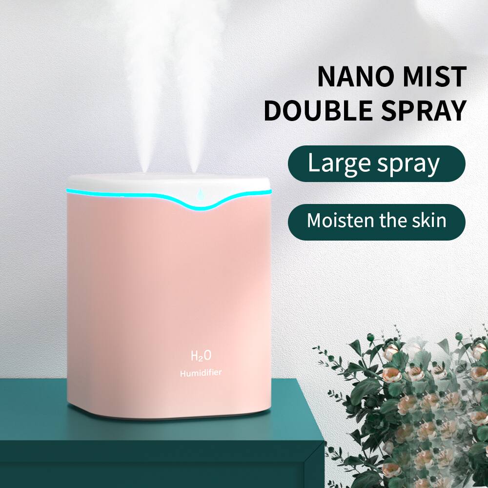 NANO MIST DOUBLE SPRAY  
Large spray  
Moisten the skin  
H₂O Humidifier