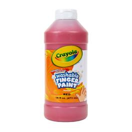 Crayola - Washable Finger Paint Red 16 oz