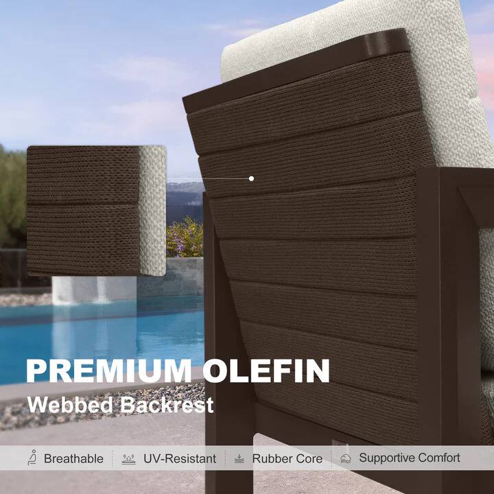 PREMIUM OLEFIN  
Webbed Backrest  

- Breathable  
- UV-Resistant  
- Rubber Core  
- Supportive Comfort