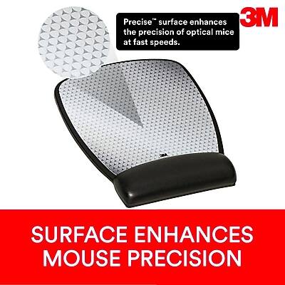 Precise surface enhances the precision of optical mice at fast speeds.  
SURFACE ENHANCES MOUSE PRECISION