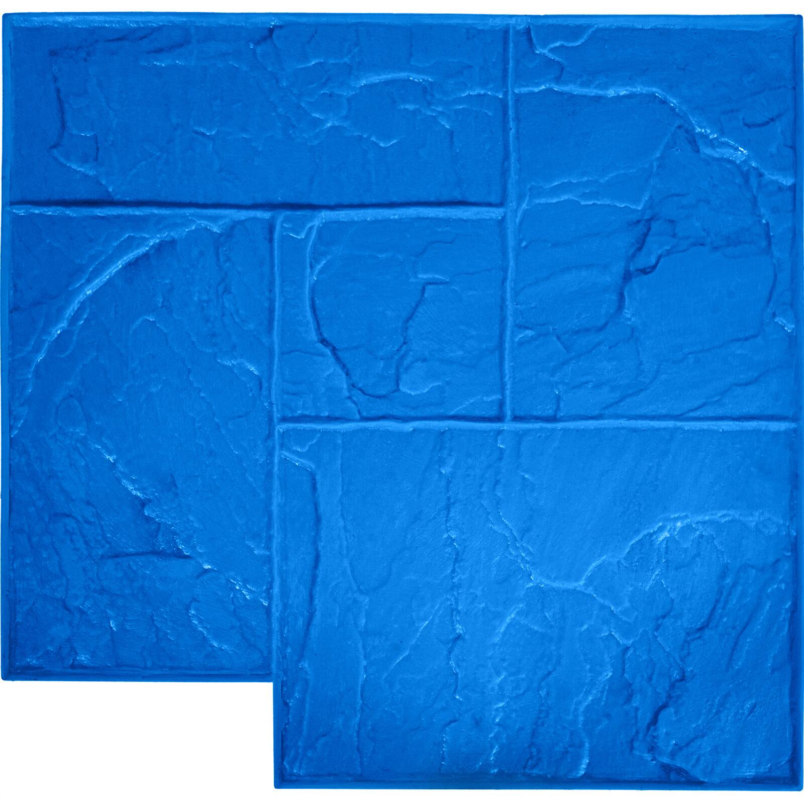 Alt View 5. VEVOR - Concrete Texturing Skin, 24\"x24\" Concrete Stamps Mats Set, Polyurethane Concrete Stamping Mats, Slate Concrete Stamps - Multicolor.