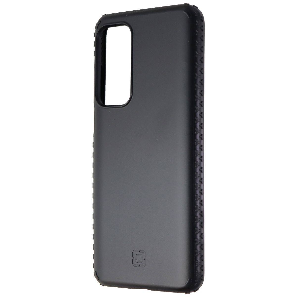 Front. Incipio - Incipio Grip Series Rugged Case for Motorola Edge (2021) Smartphones - Black - Black.