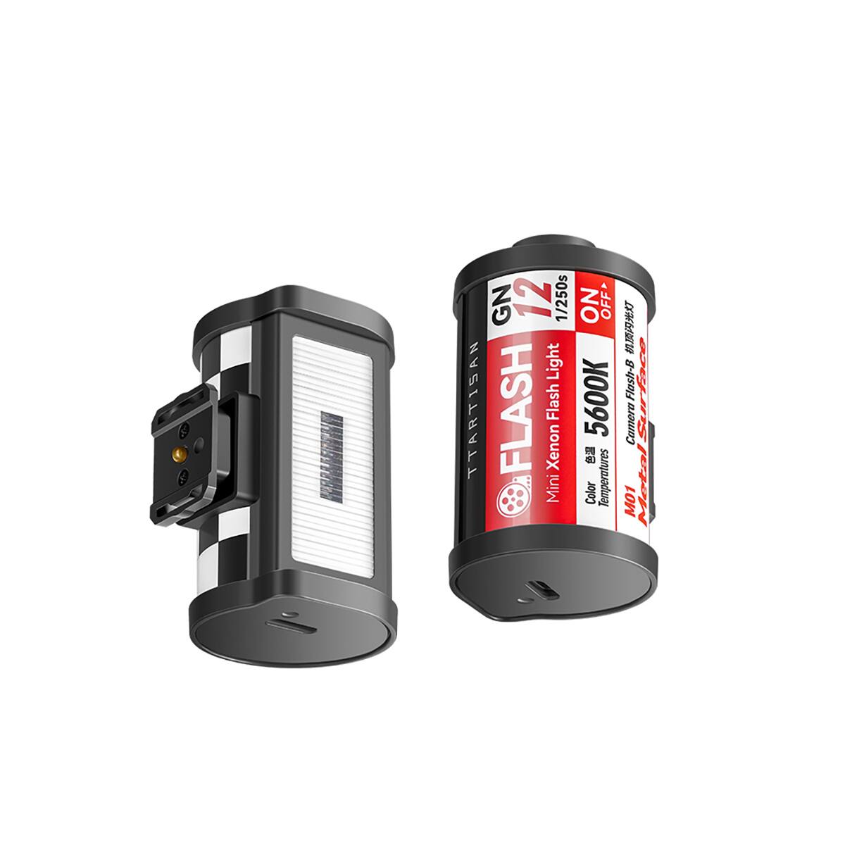 TTARTISAN  
GN 12  
1/250s  
Light FLASH  
Flash Xenon Mini  
NO OFF  
5600K Color Temperatures  
Flash-B Surface Camera M01 Metal