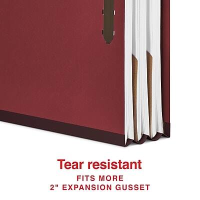 Tear resistant  
FITS MORE  
2" EXPANSION GUSSET