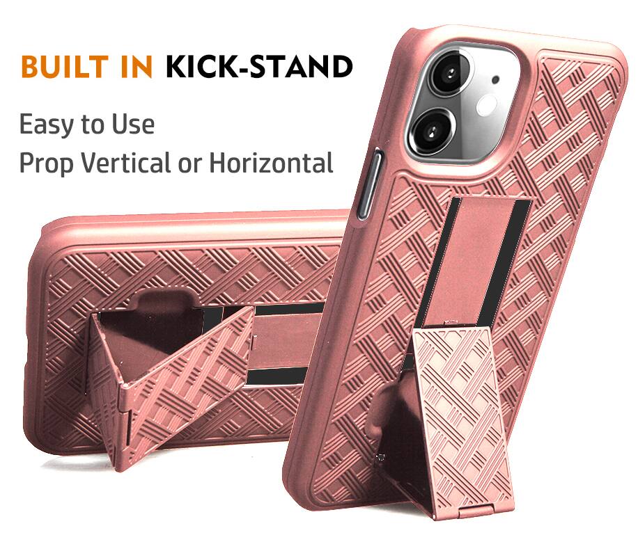BUILT IN KICK-STAND

Easy to Use
Prop Vertical or Horizontal