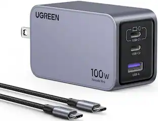 UGREEN USB-C1 USB-C2 100 W Nexode Pro USB-A