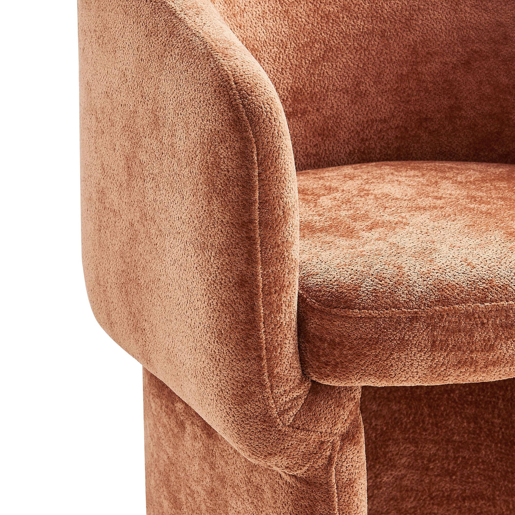 Alt View 6. Modway - Verity Barrel Back Dining Armchair - Rust.