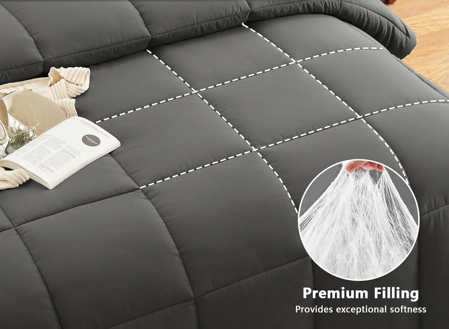 Premium Filling  
Provides exceptional softness